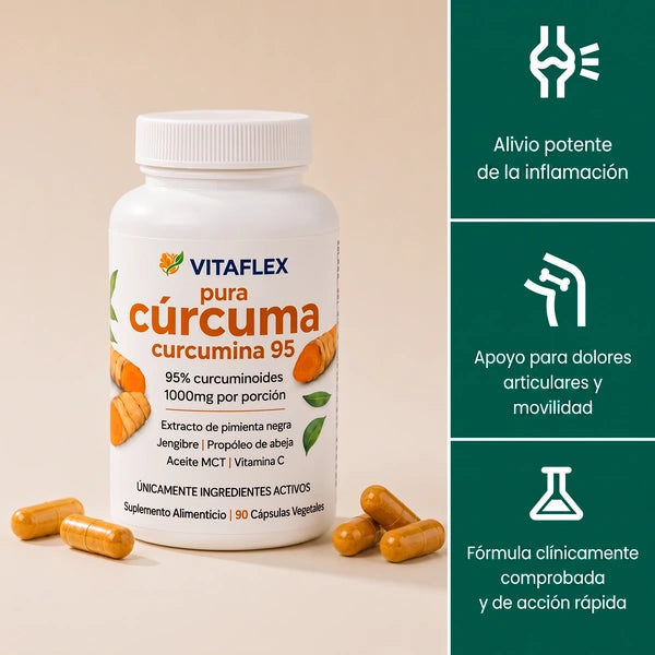Muévete con más comodidad con cúrcuma y curcumina