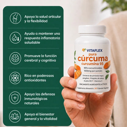Muévete con más comodidad con cúrcuma y curcumina
