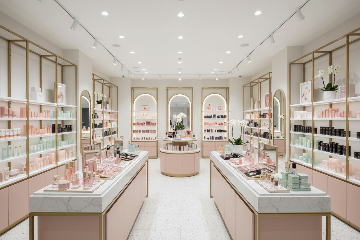 imagen de una tienda de cosmetica